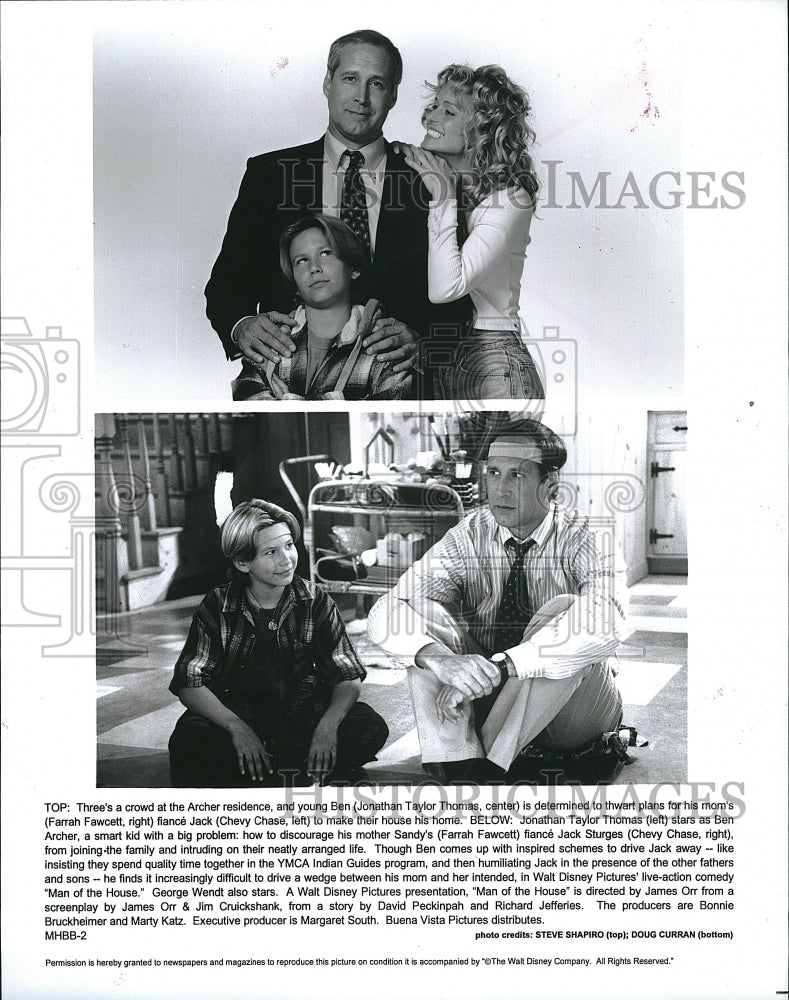 1995 Press Photo Actor Jonathon Taylor Thomas in &quot;Man of the House&quot;- Historic Images