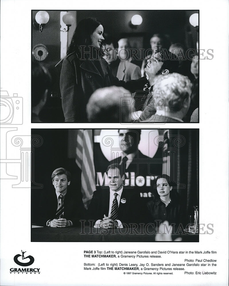 1997 Press Photo The Matchmaker Janeane Garofalo David O'Hara - Historic Images