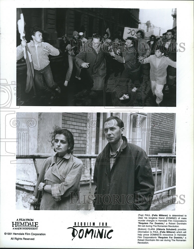 1991 Press Photo Actor Felix Mitterer in &quot;Requiem for Dominic&quot;- Historic Images