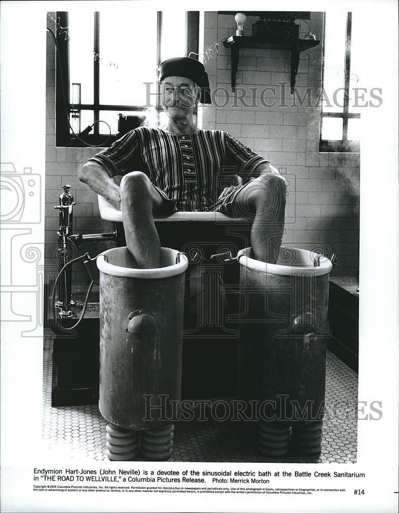 1994 Press Photo Actor John Neville in &quot;The Road to Wellville&quot;- Historic Images