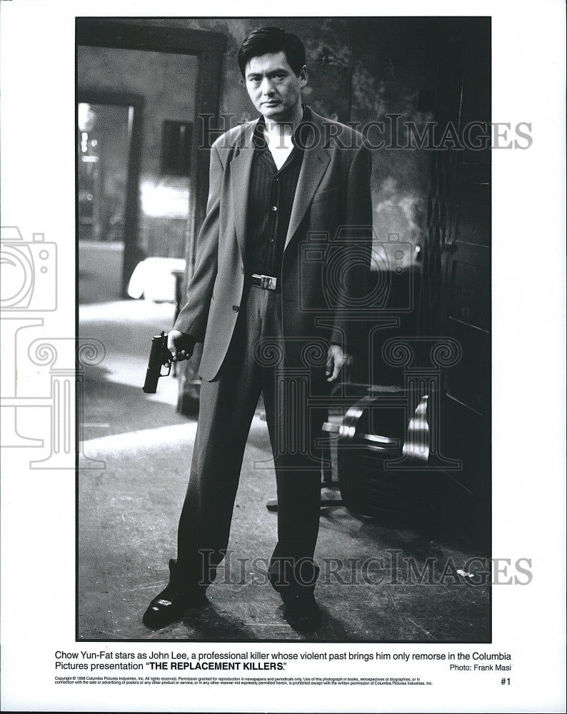 1996 Press Photo The Replacement Killers Chow Yun-Fat- Historic Images