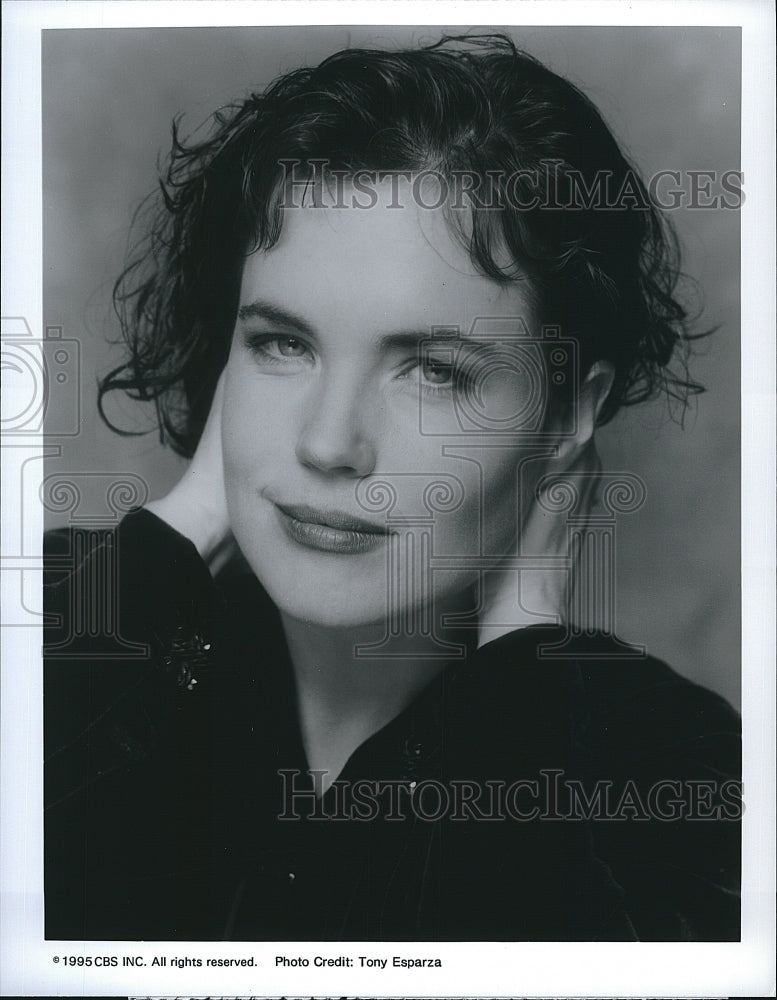 1995 Press Photo Elizabeth McGovern in CBS-TV &#39;If Not For You&quot;.- Historic Images