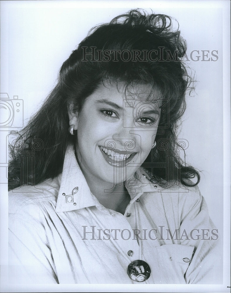 1987 Press Photo Terri Hatcher American Actress Karen&#39;s Song Comedy Series TV- Historic Images