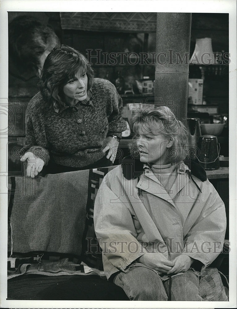 1988 Press Photo Susan Saint James Jane Curtin Kate &amp; Allie- Historic Images