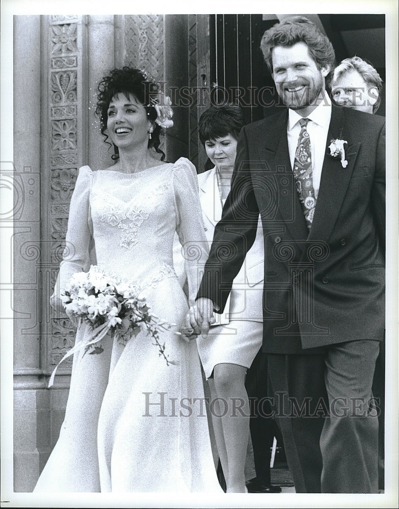 1984 Press Photo Actress Stephanie Kramer in &quot;Hunter&quot;- Historic Images