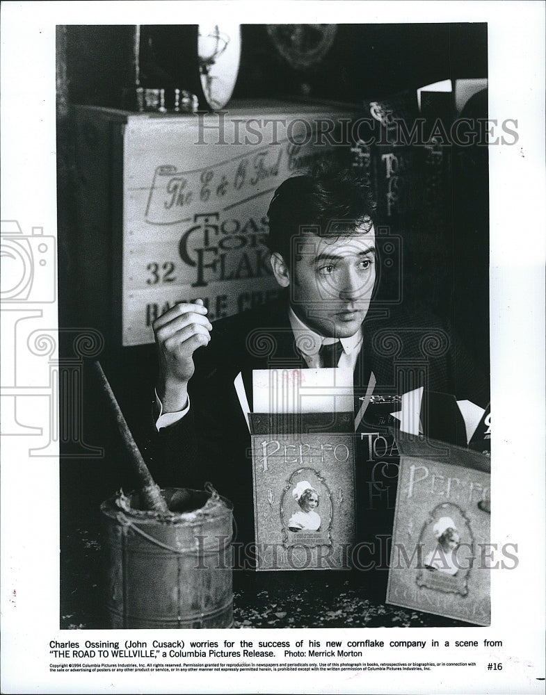 1994 Press Photo John Cusack &quot;The Road to Wellville&quot;- Historic Images