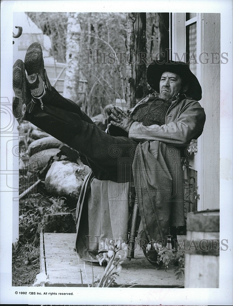 1992 Press Photo Barry Corbin American Actor Northern Exposure TV Series Show- Historic Images