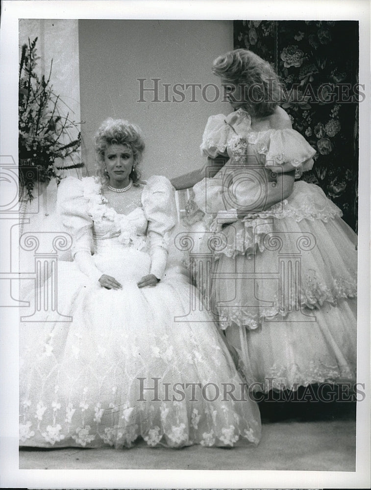 1990 Press Photo Faith Ford, Candice Bergen "Murphy Brown"