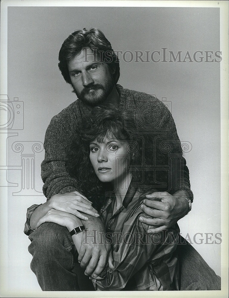 1984 Press Photo Eric Pierpoint Actor Kerrie Keane Actress Hot Pursuit Drama TV- Historic Images