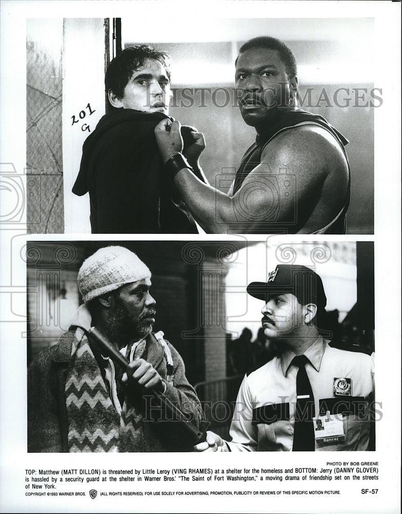 1993 Press Photo Matt Dillon, Ving Rhames &amp; Danny Glover- Historic Images