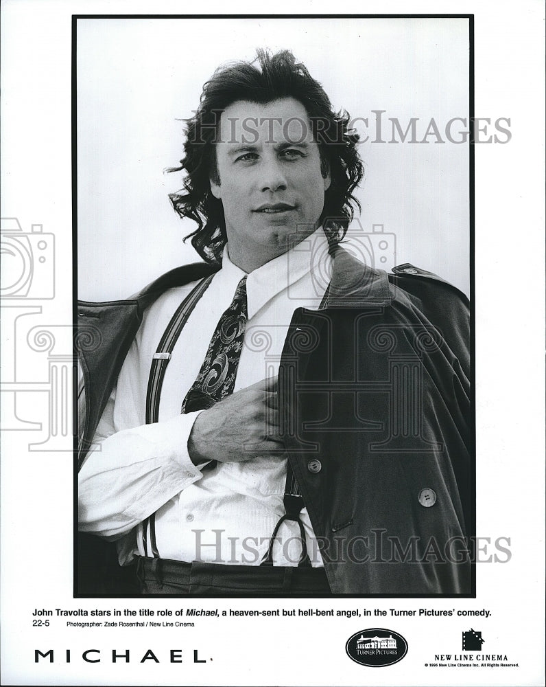 1996 Press Photo Actor John Travolta in the role of &quot;Michael&quot;- Historic Images