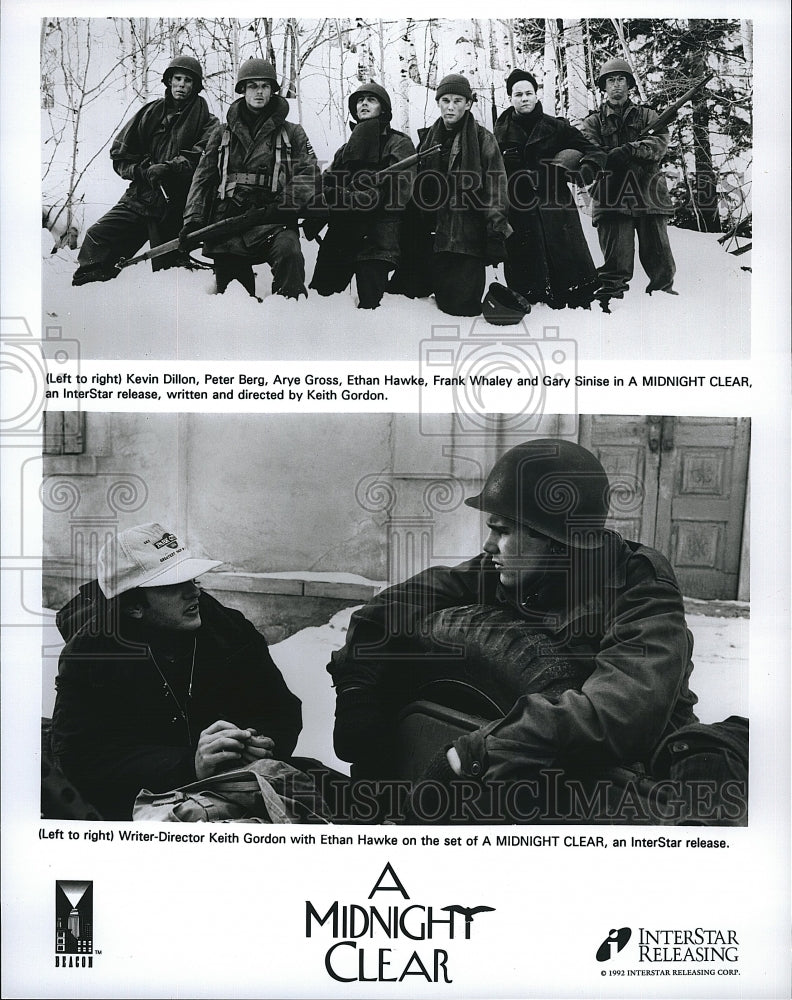 1992 Press Photo Actor Ethan Hawke in "A Midnight Clear"- Historic Images