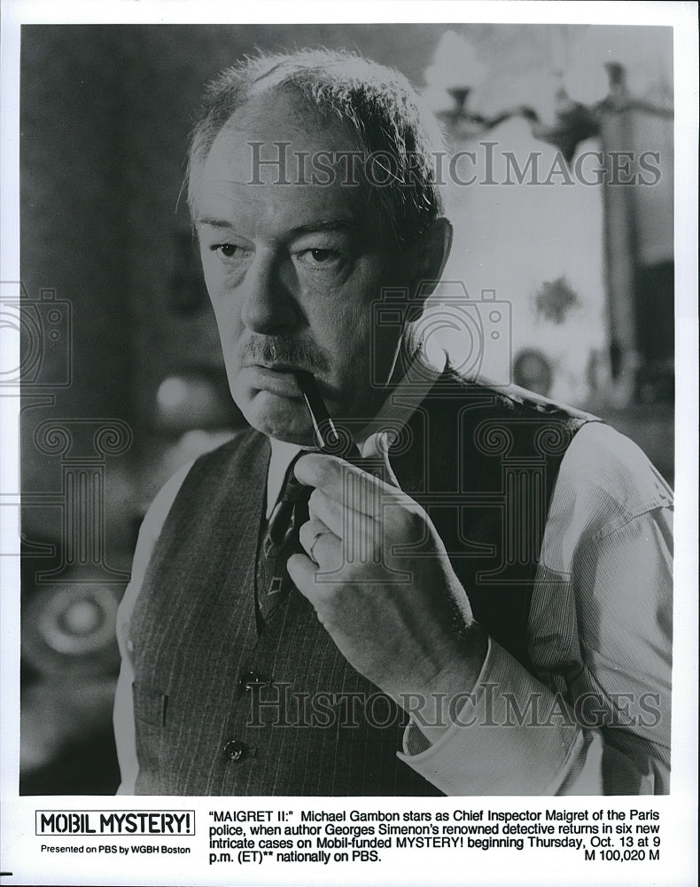 1992 Press Photo Michael Gambon in &quot;Maigret II&quot;- Historic Images