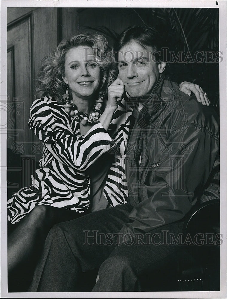 1989 Press Photo Blythe Danner & Stephen Collins star in "Nick & Hillary"- Historic Images