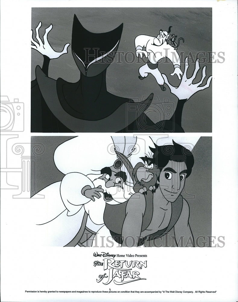 1994 Press Photo Scenes of Disney&#39;s &quot;The Return of the Jafar&quot;- Historic Images