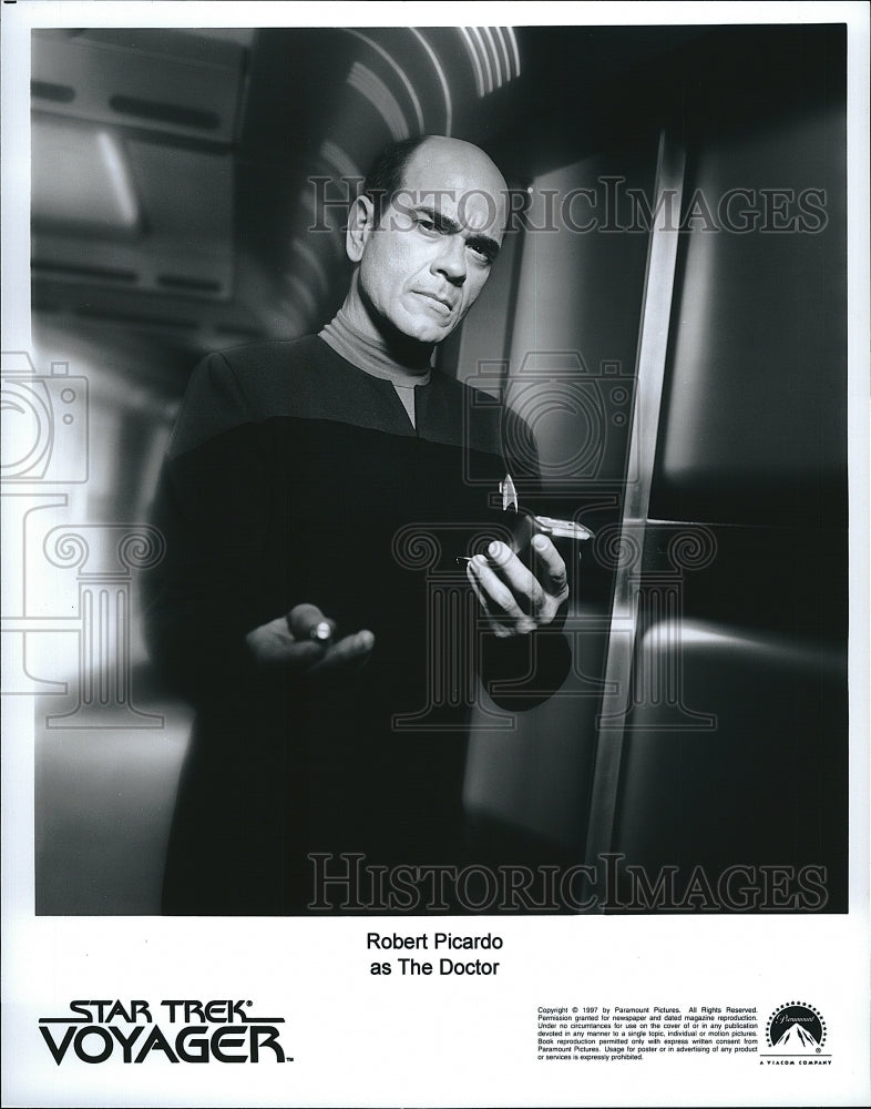 1997 Press Photo Actor Robert Picardo in &quot;&quot;Star Trek: Voyager&quot;- Historic Images