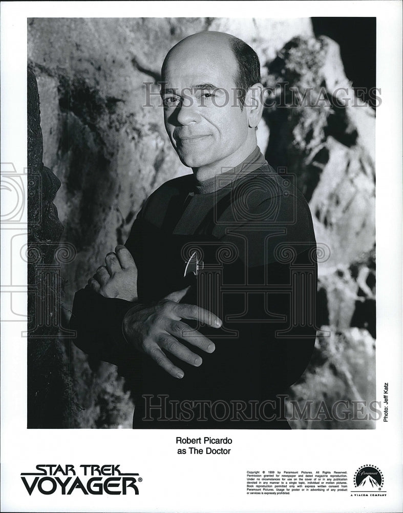 1999 Press Photo Robert Picardo &quot;Star Trek Voyager&quot;- Historic Images