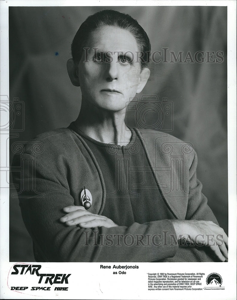 1992 Press Photo Rene Auberjonois &quot;Star Trek - Deep Space Nine&quot;- Historic Images