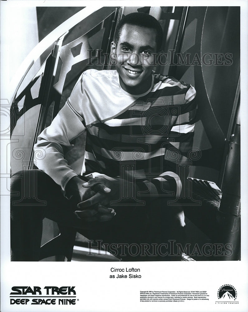 1995 Press Photo Cirroc Lofton &quot;Star Trek - Deep Space Nine&quot;- Historic Images