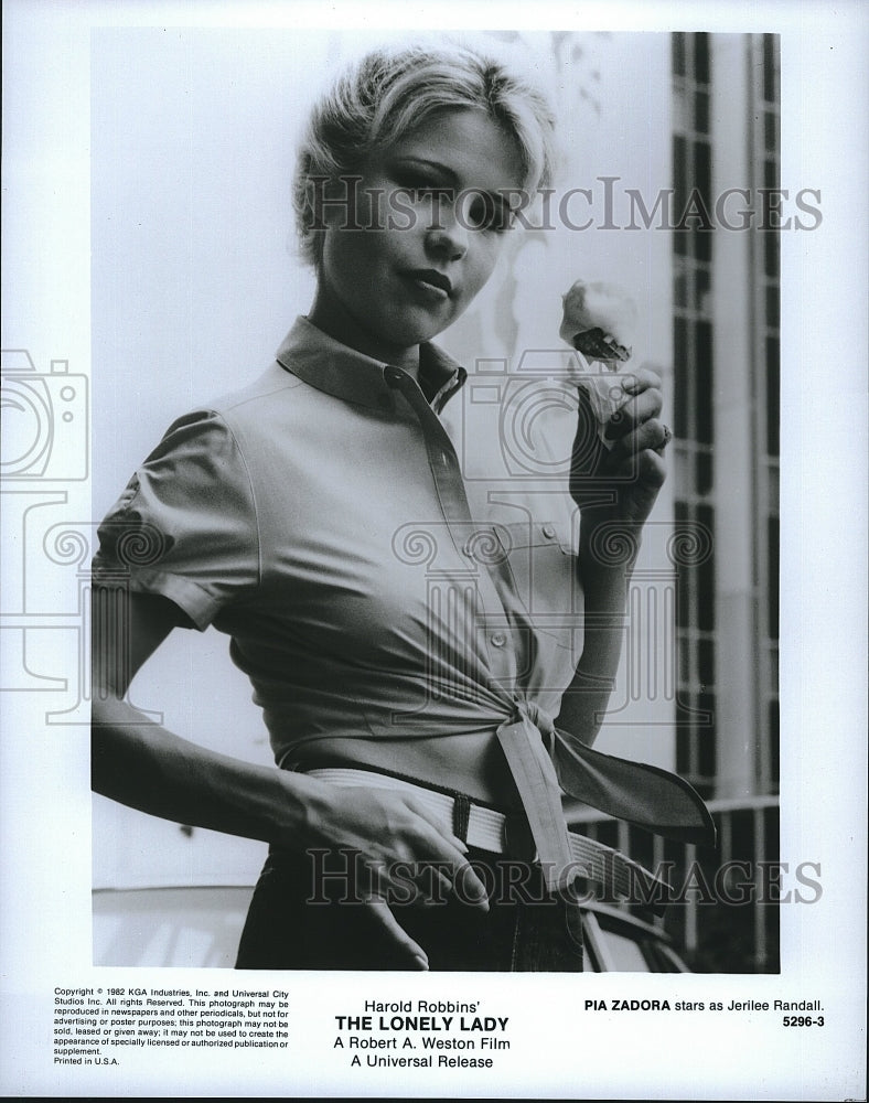 1982 Press Photo Pia Zadora, star of Harold Robbins&#39; &quot;The Lonely Lady&quot;- Historic Images