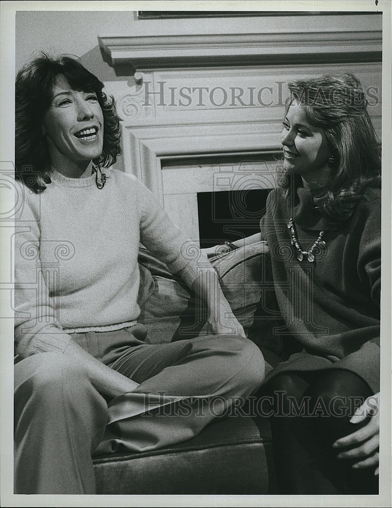 1983 Press Photo &quot;Today&quot; anchor Jane Pauley &amp; Lily Tomlin- Historic Images