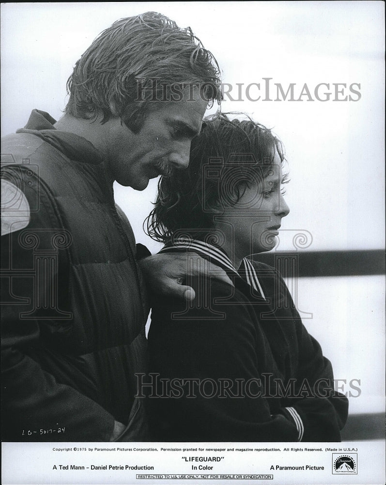 1975 Press Photo &quot;Lifeguard&quot; Sam Elliott &amp; Anne Archer- Historic Images