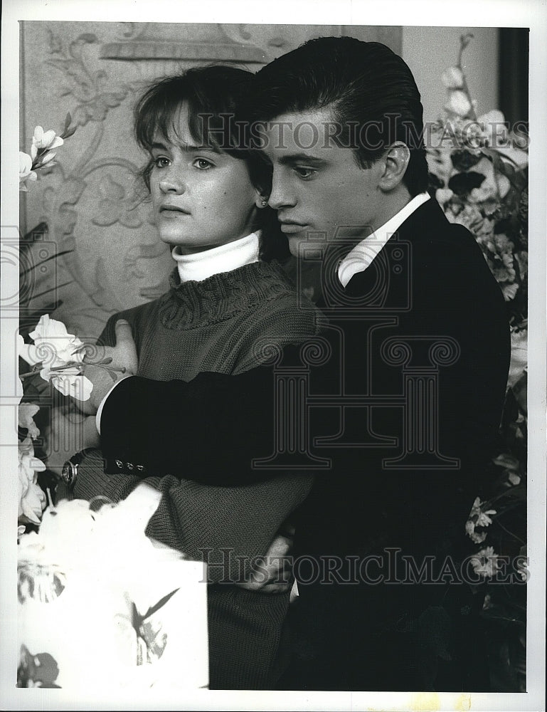 1989 Press Photo &quot;TV 101&quot; Lisa Trusel, Matt LeBlanc- Historic Images