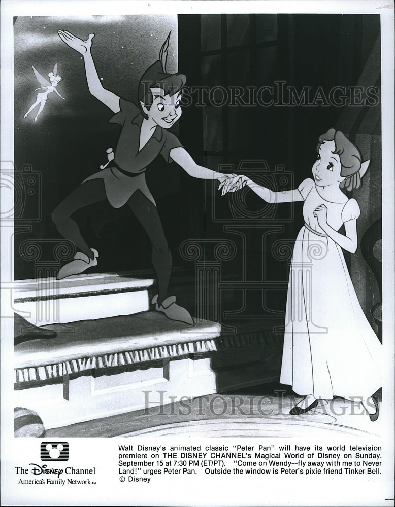 1960 Press Photo &quot; Peter Pan &quot; from Walt Disney- Historic Images