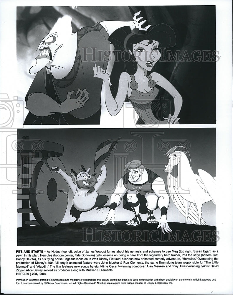 1991 Press Photo  &quot;Hercules &quot; from Walt Disney- Historic Images