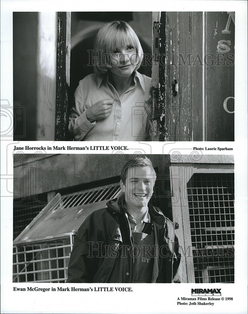 1998 Press Photo &quot;Little Voice&quot; Jane Horrocks &amp; Ewan McGregor- Historic Images