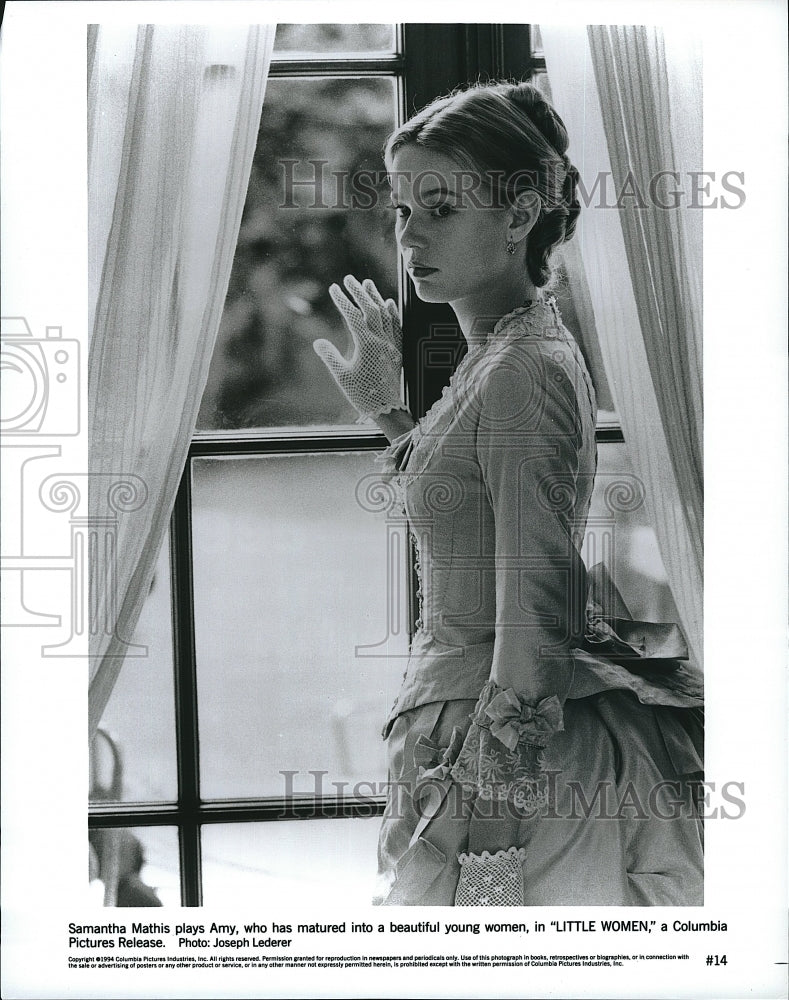 1994 Press Photo &quot;Little Women&quot; starring Samantha Mathis- Historic Images