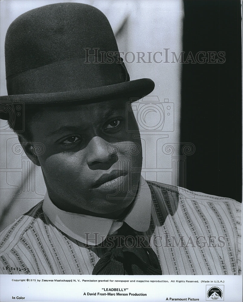 1975 Press Photo &quot;Leadbelly&quot; starring Roger E Mosely- Historic Images