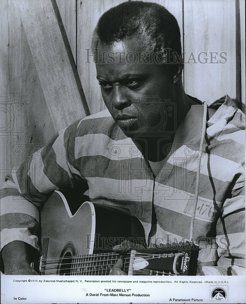 1975 Press Photo &quot;Leadbelly&quot; starring Roger E Mosely- Historic Images