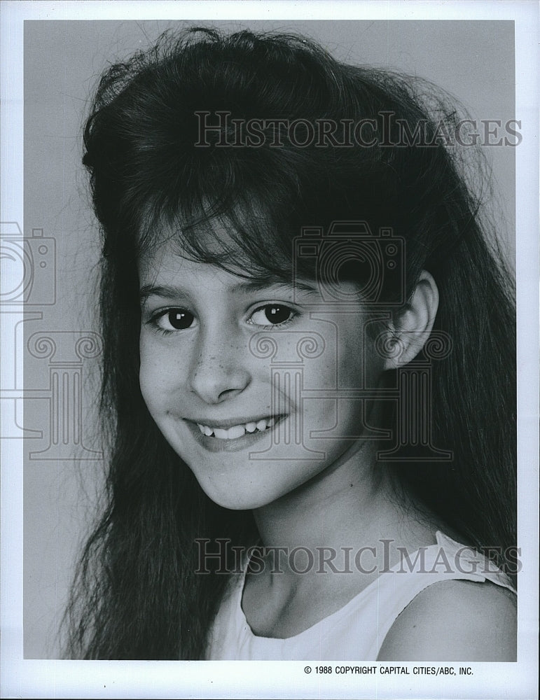 1988 Press Photo Kimberly McCullough &quot;General Hospital&quot;- Historic Images