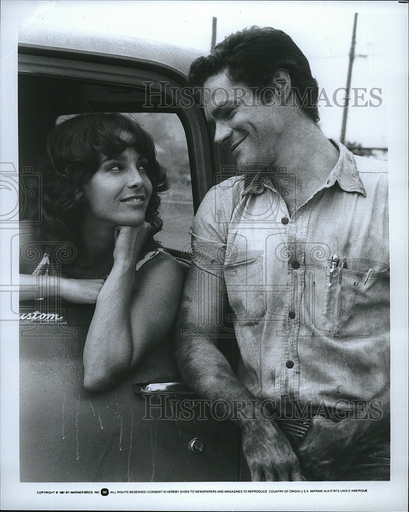 1981 Press Photo David Keith, Kathleen Quinlan &quot;Independence Day&quot;- Historic Images