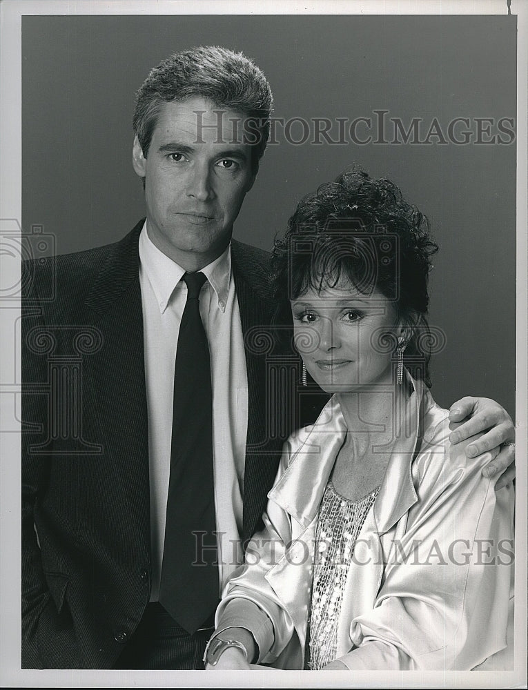 1989 Press Photo Gail Ramsey and Andrew Masset of TV series &quot;Generations&quot;- Historic Images