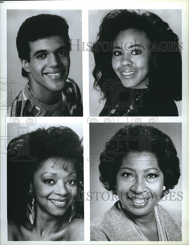 1989 Press Photo Kristoff St. John, Sharon Brown, Jonelle Allen of &quot;Generations&quot;- Historic Images