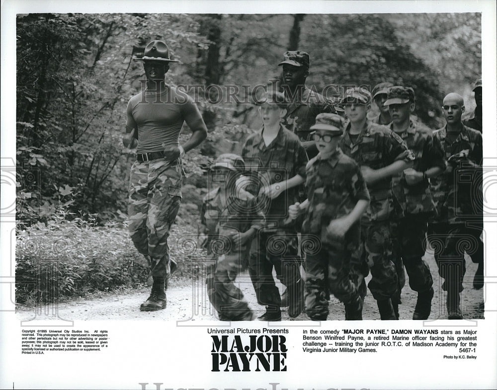 1995 Press Photo Major Payne Actor Movie Damon Wayans- Historic Images