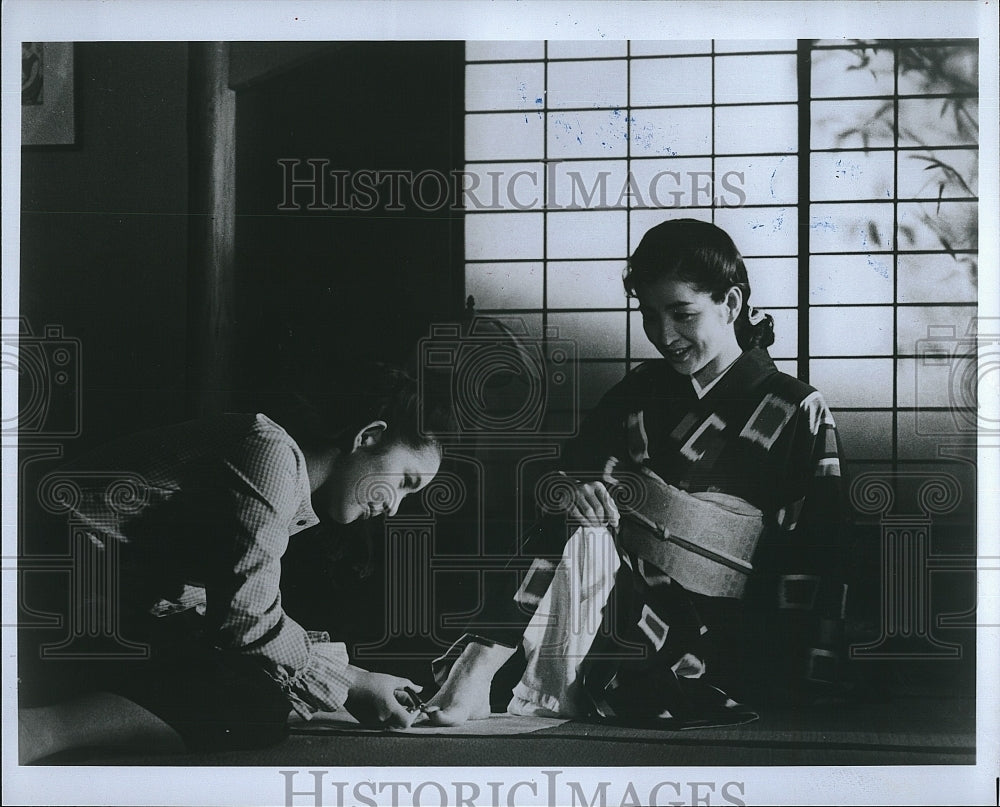 1983 Press Photo Y. Kotegana, S. Yoshinaga &quot;The Makioka Sisters&quot;- Historic Images