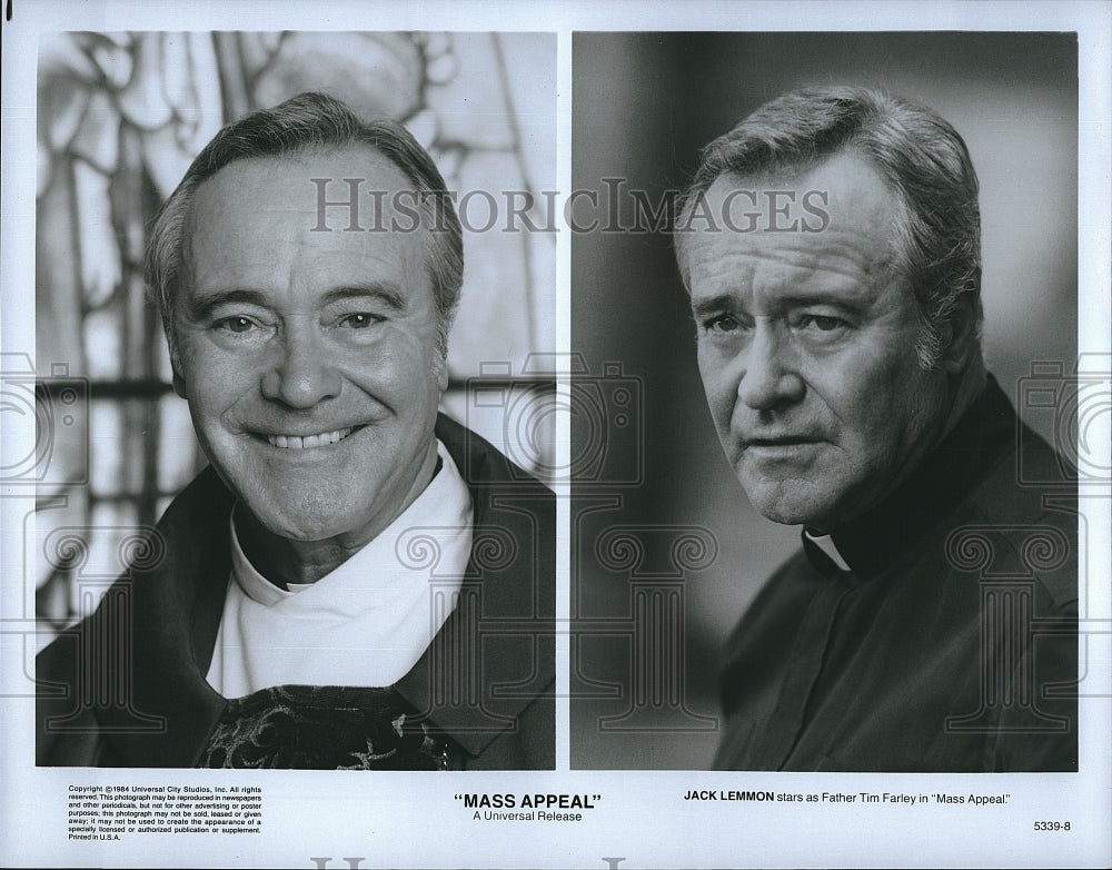 1984 Press Photo Jack Lemmon &quot;Mass Appeal&quot;- Historic Images