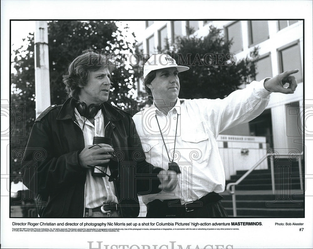 1997 Press Photo MAsterminds Roger Christian Nic Morris- Historic Images