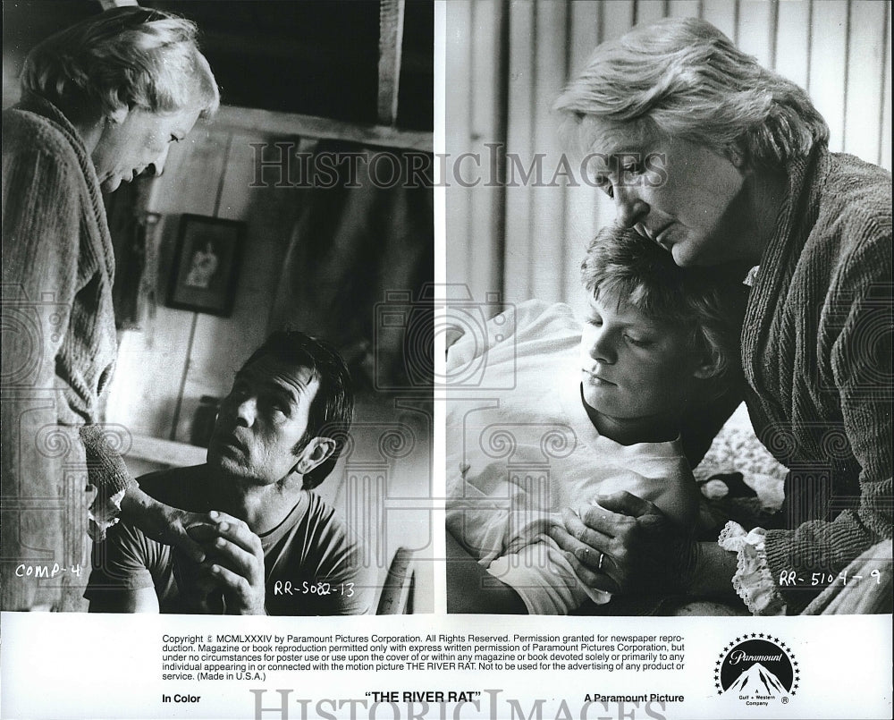 1984 Press Photo &quot;The River Rat&quot; Tommy Lee Jones, Martha Plimpton- Historic Images