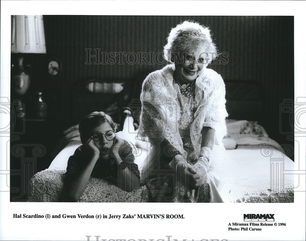 1996 Press Photo &quot;Marvin&#39;s Room&quot; Hal Scardino &amp; Gwen Verdon- Historic Images