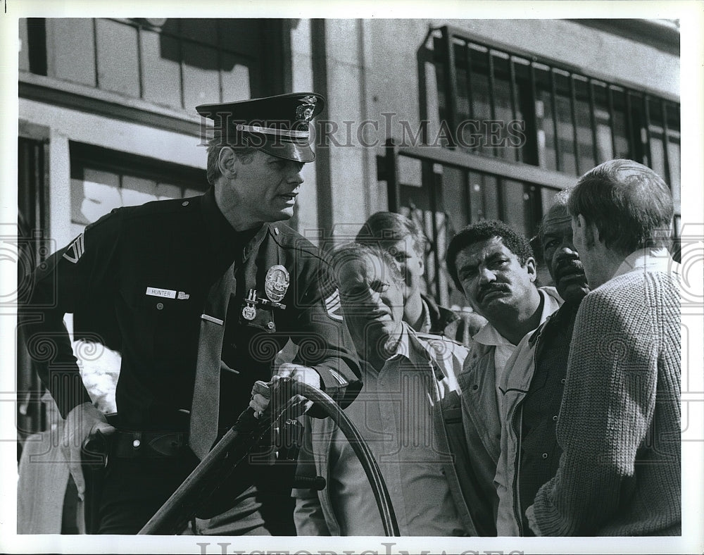 1984 Press Photo &quot;Hunter&quot; starring Fred Dryer- Historic Images