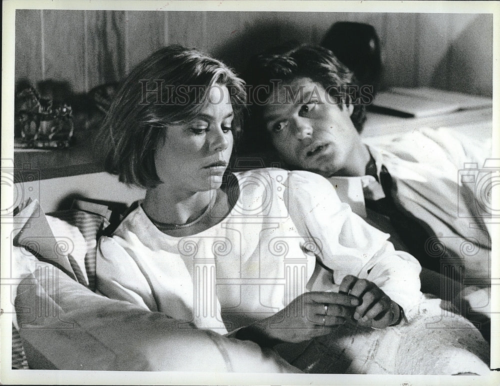 1986 Press Photo Susan Dey Harry Hamlin L.A. Law- Historic Images