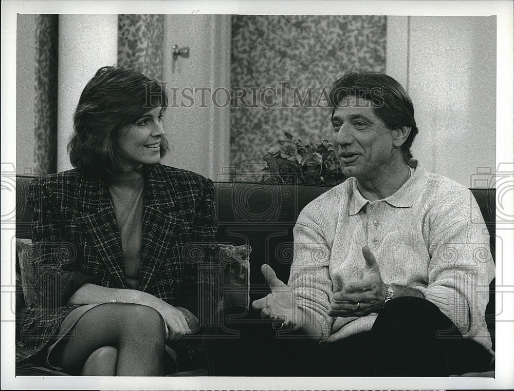 1987 Press Photo &quot;Kate &amp; Allie&quot; Joe Namath &amp; Susan Saint James- Historic Images