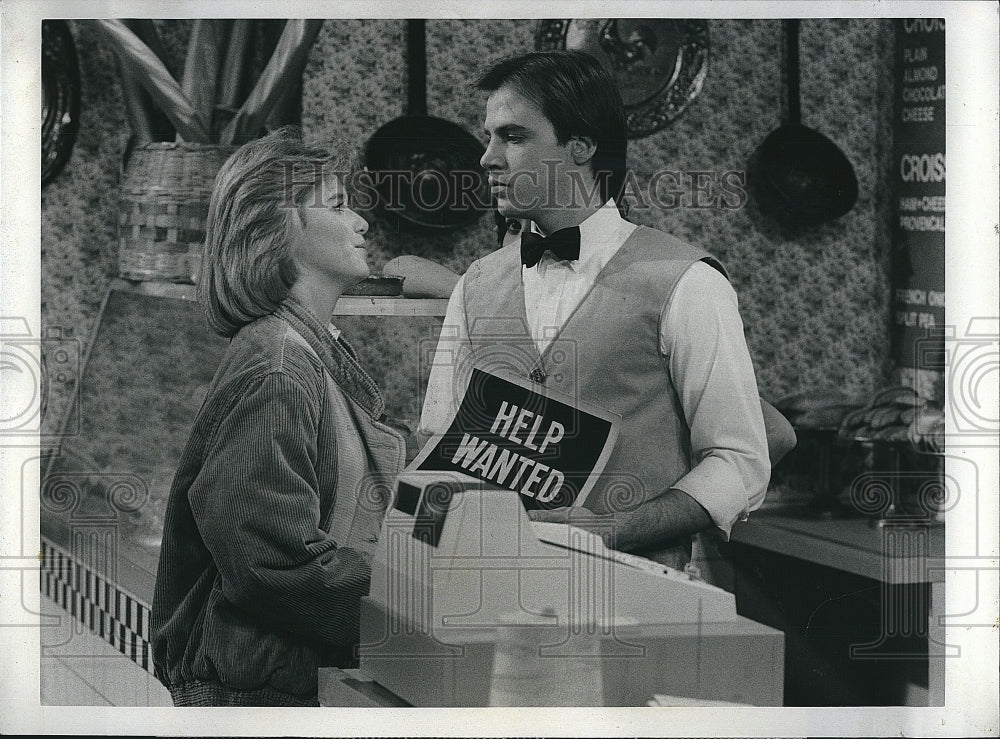 1986 Press Photo &quot;Kate &amp; Allie&quot; Allison Smith, Christopher Marcantel- Historic Images