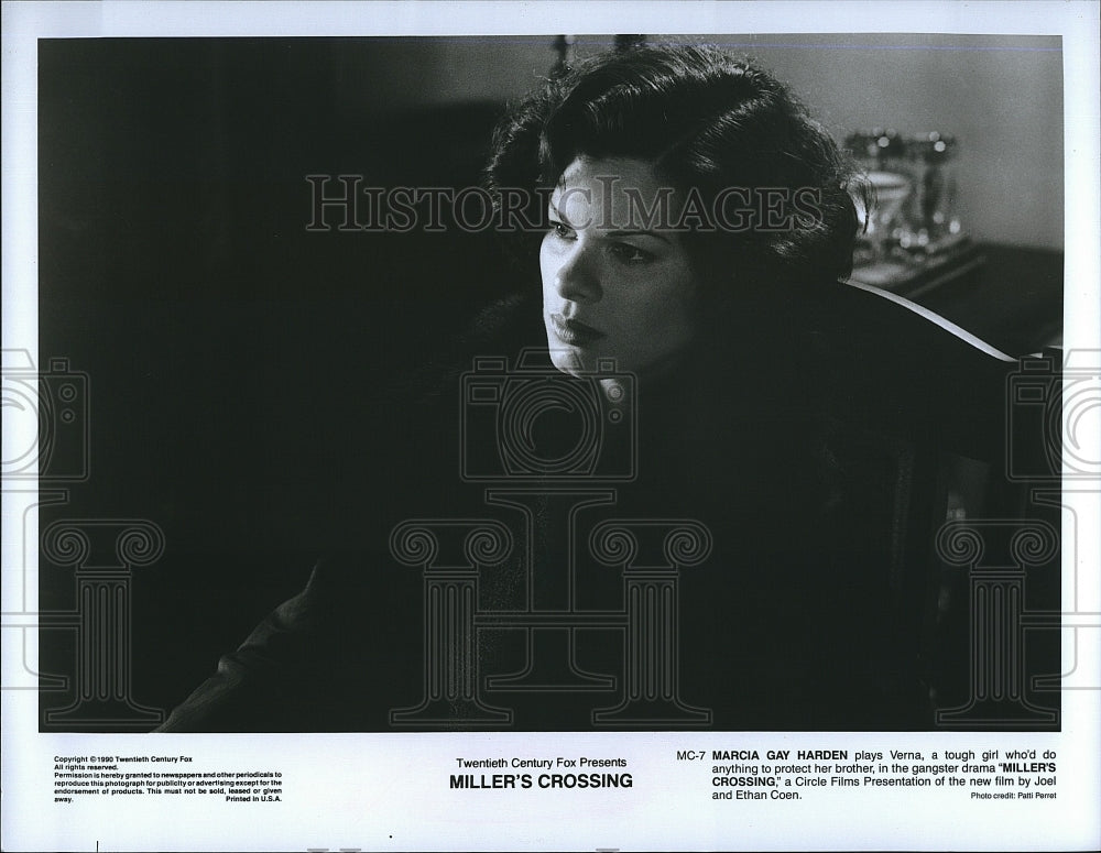 2000 Press Photo Marcia Gat Harden Stars In &quot;Miller&#39;s Crossing&quot;- Historic Images