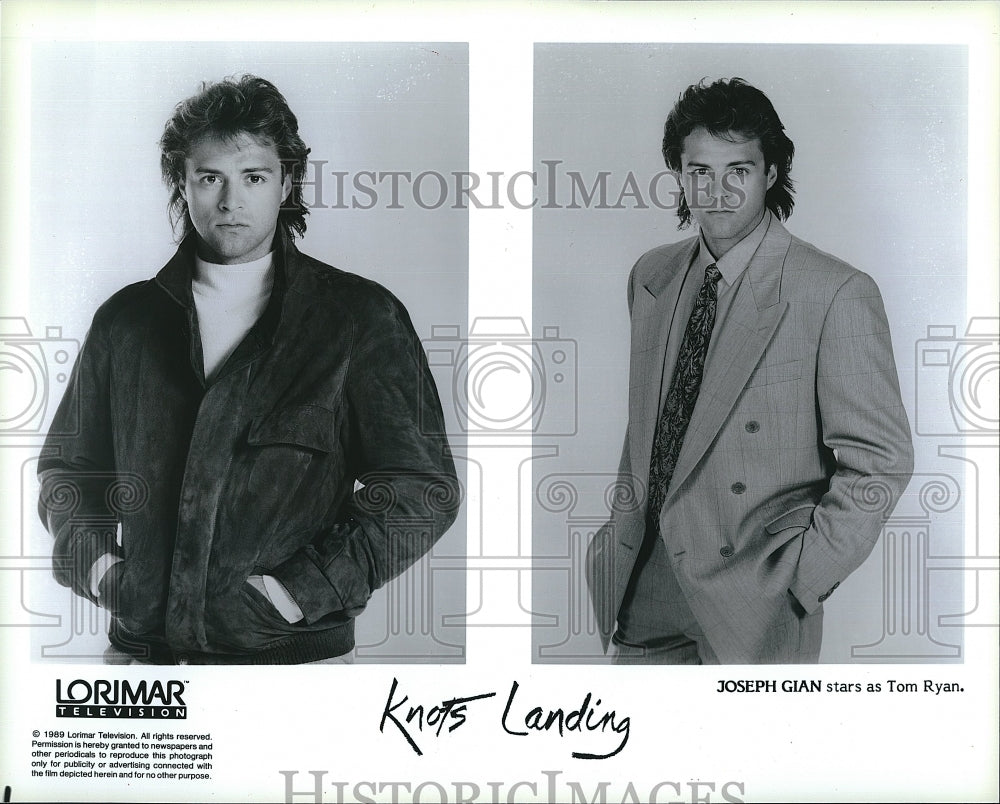 1989 Press Photo Joseph Gian Stars In &quot;Knots Landing&quot; As Tom Ryan- Historic Images