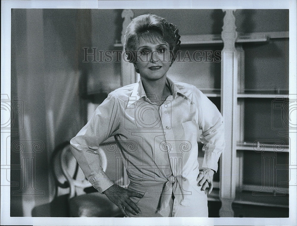 1984 Press Photo Celeste Holm Stars In &quot;Jessie&quot;- Historic Images